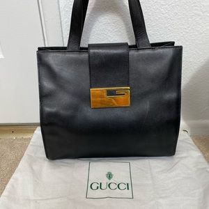 Gucci Vintage G Tote Purse Tom Ford Authentic